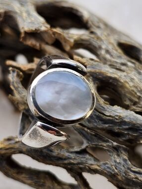 Sterling Silver REVERSIBLE gemstone Ring